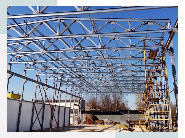 Строительство цехов в Шумерля от 652 руб. под ключ