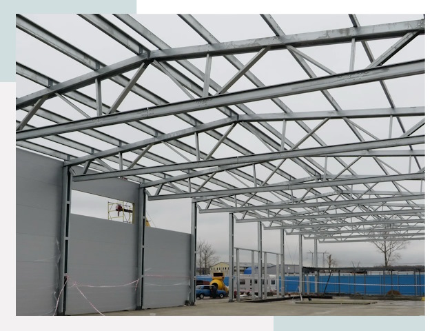 Строительство складов в Шумерля от 652 руб. за м²