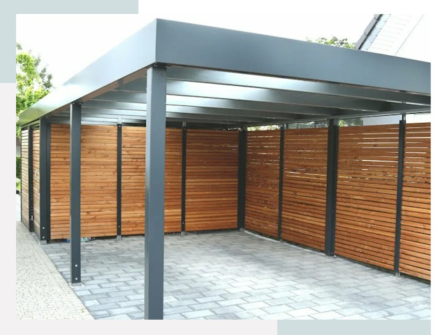 Навесы для парковки в Шумерле