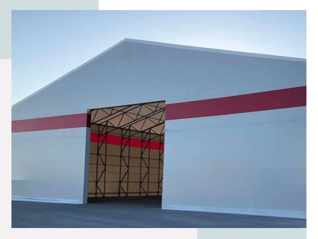 Быстровозводимые ангары в Шумерле