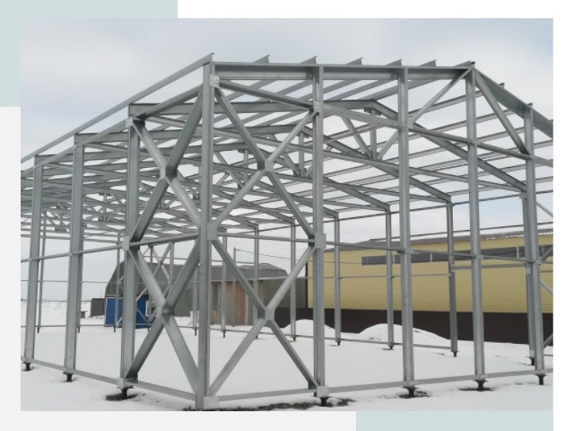 Каркасные ангары в Шумерле