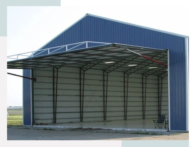 Прямо стенные ангары в Шумерле