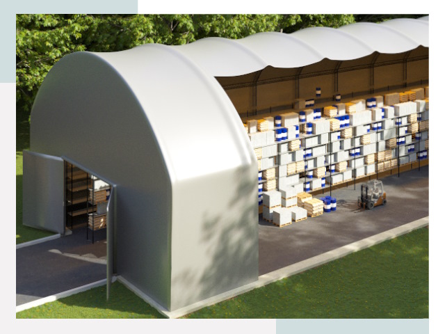 Тентовые ангары в Шумерле