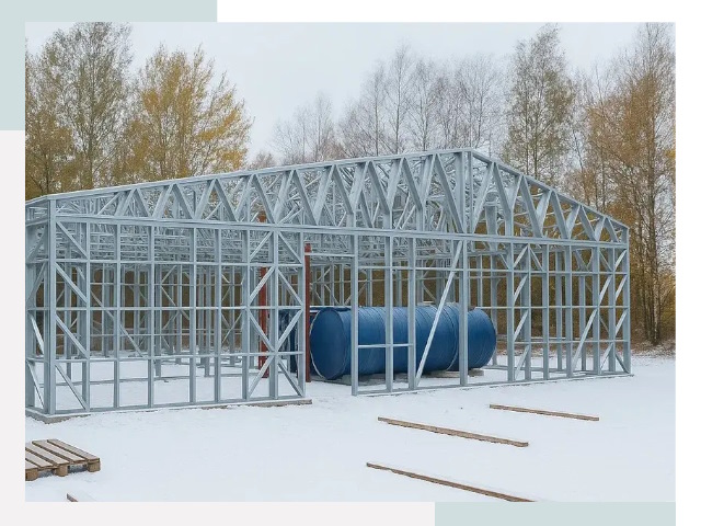 Металлические ангары в Шумерле