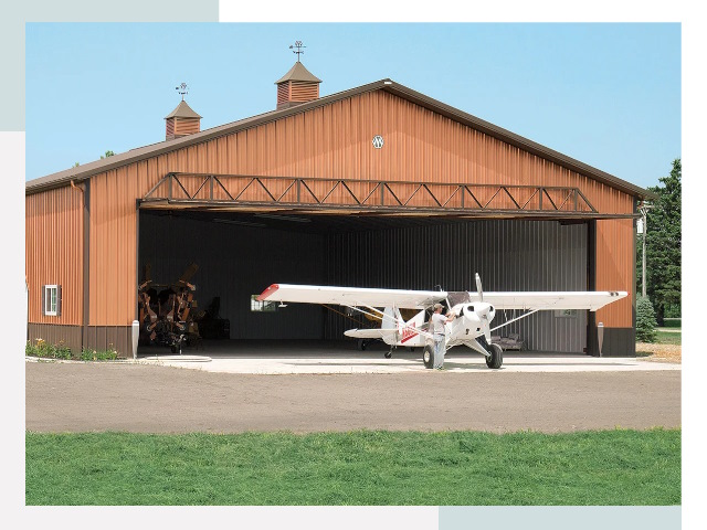 Ангары для самолетов в Шумерле