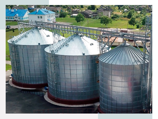 Металлические силосы в Шумерле