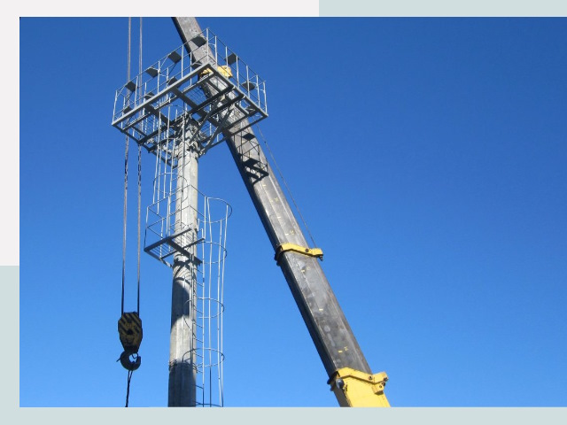 Монтаж осветительных мачт в Шумерля от 652 руб.