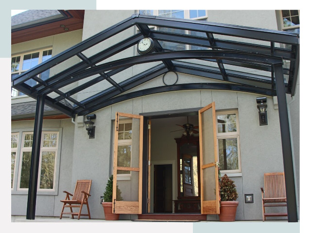 Козырьки металлические в Шумерле