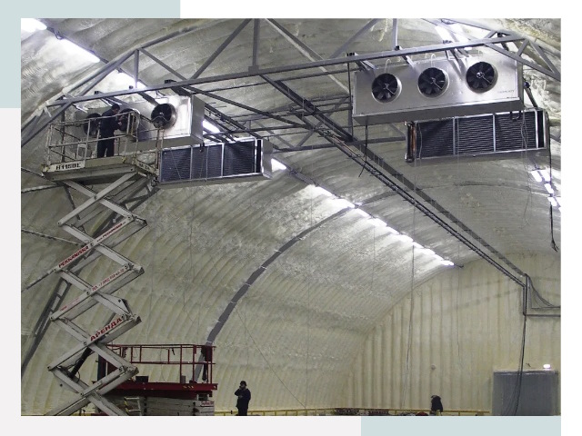 Оснащение ангаров в Шумерле